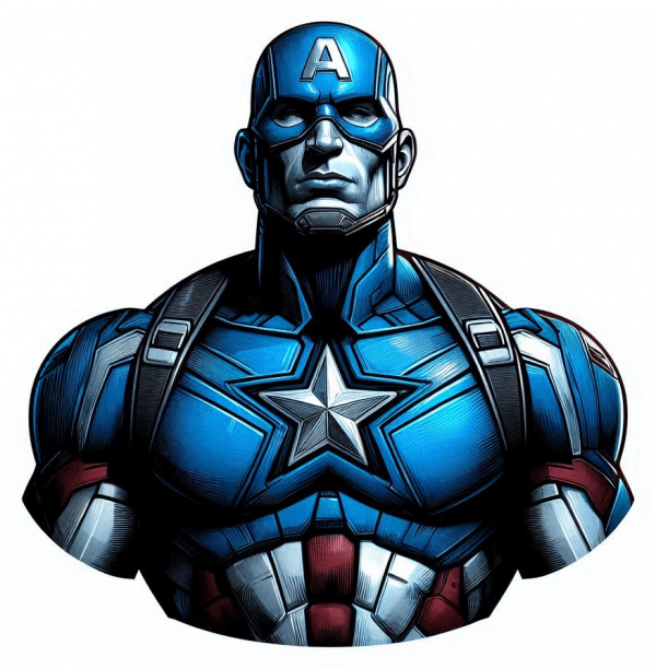 Capitan America Busto 02