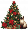 Siames y Arbolito Navideño 03