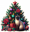 Siames y Arbolito Navideño 01