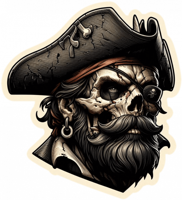 Pirata calavera 04
