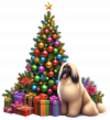 Afgano y Arbolito de Navidad 01