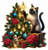 Siames y Arbolito Navideño 04
