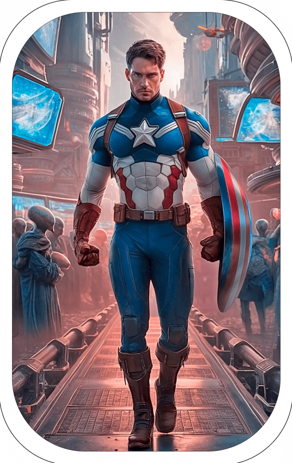 Tarjetica Capitan America Futuro 02