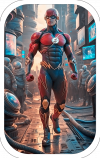 Tarjetica Flash futurista 03