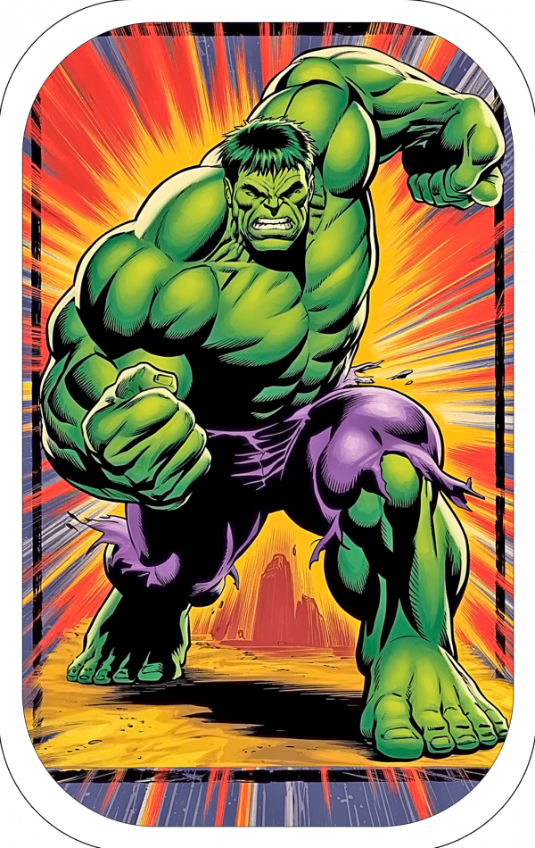 Tarjeticas Hulk Poderoso 02