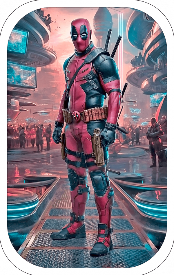 Tarjetica Dead Pool futurista 01
