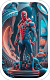 Tarjeticas Spiderman Futurista