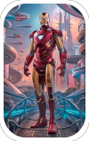 Tarjeticas Iron Man Futurista