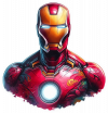 Tatuaje Acuarela de Iron Man 01