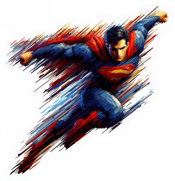 Superman Impresionista 01