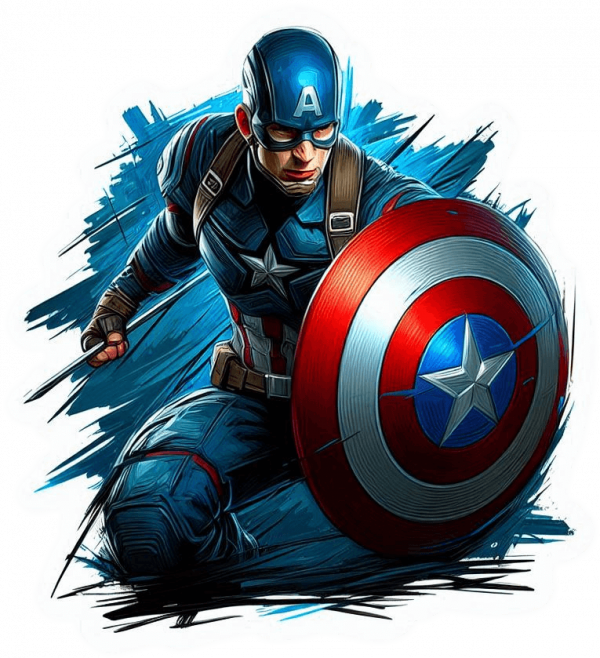 Capitan America Impresionista 02