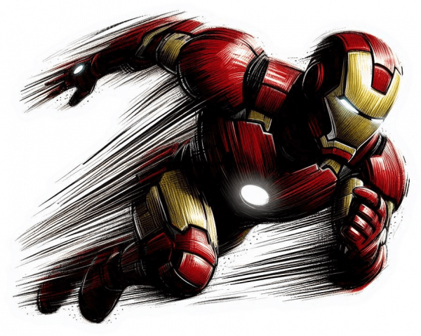 Iron Man Impresionista 03