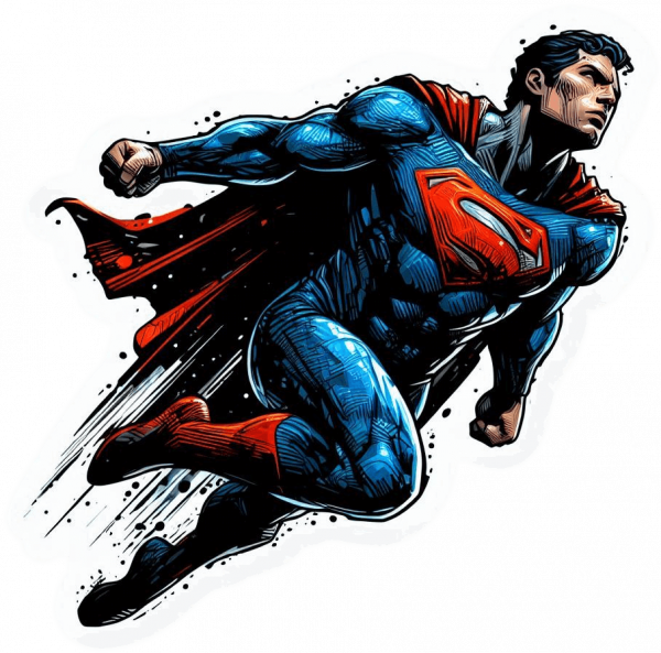 Superman Impresionista 02