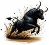 Toro de Lidia Negro 02