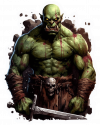 Orco con Espada Claymore 03