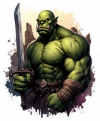 Orco con Espada Claymore 01