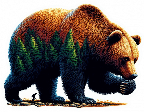 Oso Pardo Impresionista 03