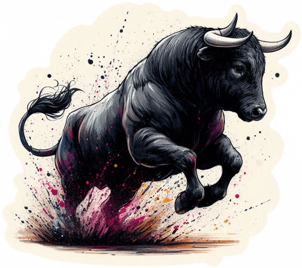 Toro de Lidia Negro 01