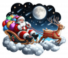 Santa y Rudolf Navidad 17
