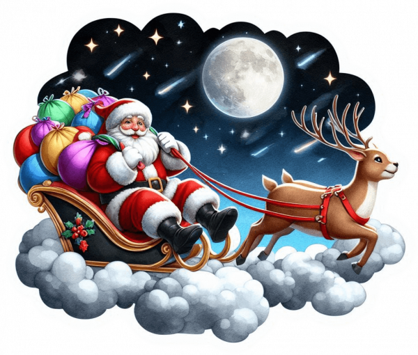 Santa y Rudolf Navidad 17