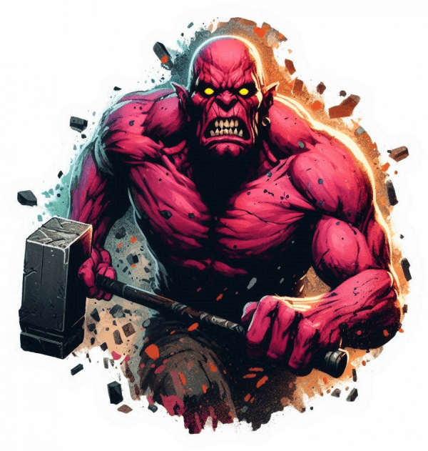 Orco con Martillo de Guerra 01