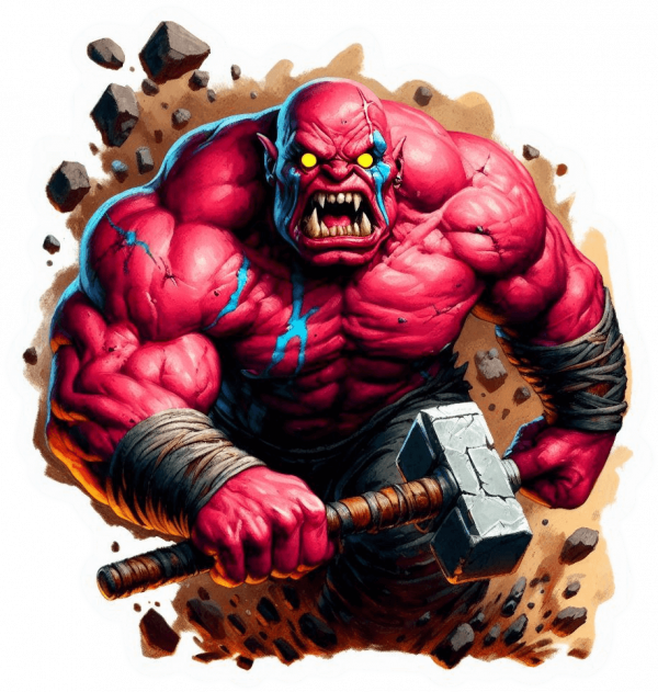 Orco con Martillo de Guerra 03
