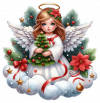 Angel de la Navidad 08