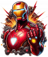 Tatuaje realista Iron Man 02
