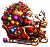 Santa y Rudolf Navidad 02