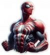 Tatuaje Acuarela Realista Spiderman 01