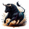 Toro de Lidia Negro 03