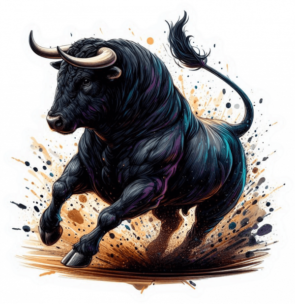 Toro de Lidia Negro 03