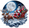 Santa y Rudolf Navidad 10