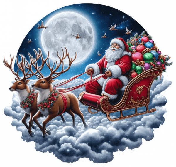 Santa y Rudolf Navidad 10