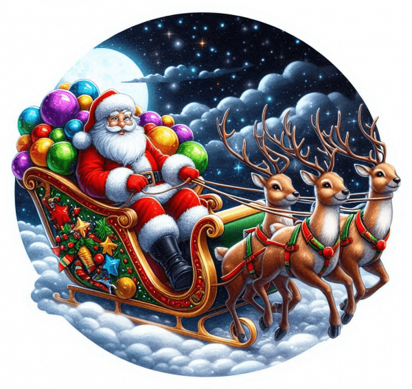 Santa y Rudolf Navidad 11