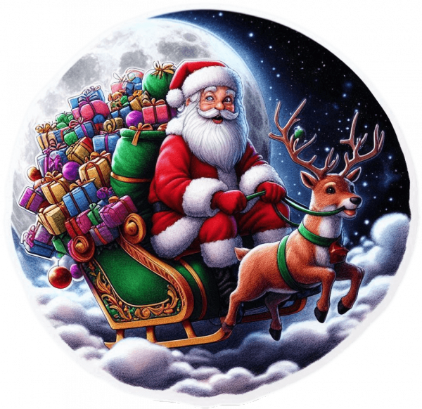 Santa y Rudolf Navidad 12