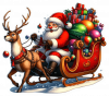Santa y Rudolf Navidad 03