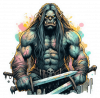 Orco doble espada 02