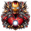 Tatuaje realista Iron Man 03