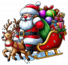 Santa y Rudolf Navidad 05