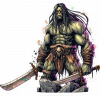 Orco doble espada 01