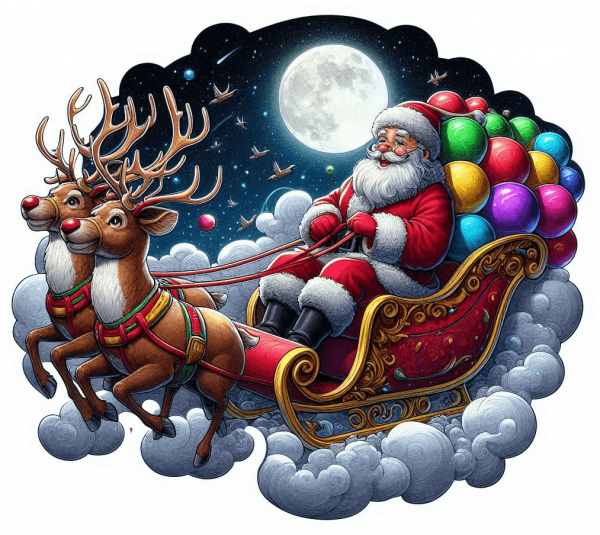 Santa y Rudolf Navidad 16