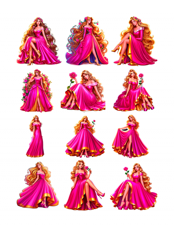 Plantilla Princesa Aurora