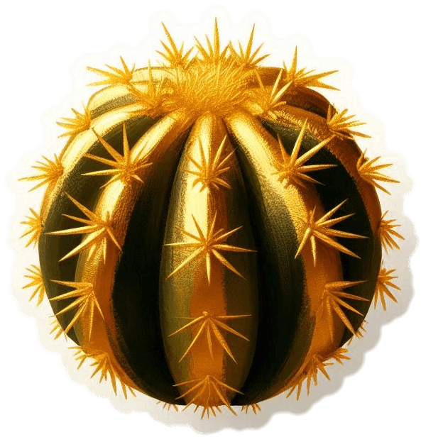 Acuarela de Cactus de Oro 04