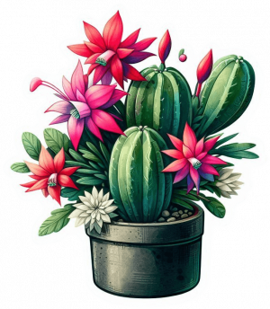 9568-Cactus de Navidad 03 Cactus de Navidad 03