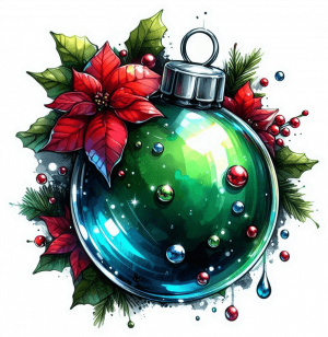 Bolas Y Lagrimas De Cristal Pulido De Navidad