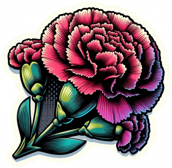 Claveles en Arte Pop 02