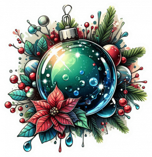 Bolas Y Lagrimas De Cristal Pulido De Navidad