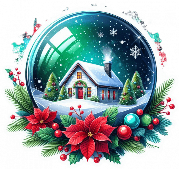 9830-Bolas de Cristal y Ponsettias 03 Bolas De Cristal Y Ponsettias