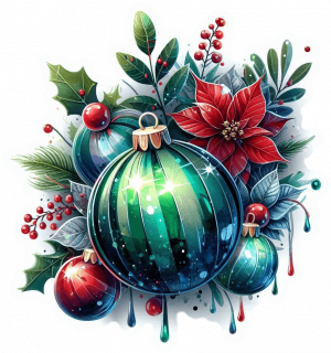 Bolas Y Lagrimas De Cristal Pulido De Navidad